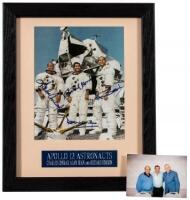 Apollo 12 Astronauts - photograph signed by Charles Conrad, Alan Bean and Richard Gordon