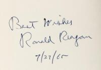 Where's the Rest of Me? - signed by Ronald Reagan