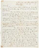 Autograph Letter Signed - 1863 Grass Valley Miner to the Comstock Lode