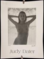 Judy Dater signed, limited poster featuring "Twinka" photograph