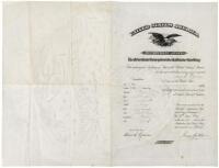 Passport signed by James G. Blaine as Secretary of State, granting passage and "all lawful Aid and Protection" to one Emma L. Wyman