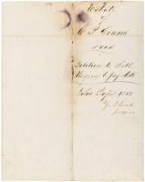 Manuscript petition requesting the ordering of the sale of several Negroes to pay debts of an estate