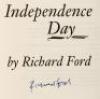 Independence Day - three editions, each signed by the author - 2