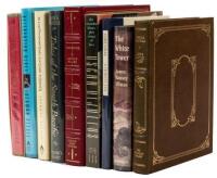 Nine works of modern literature - each signed by their author
