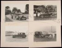 Seven photographs of automobiles from the Estate of Wyland Stanley