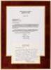 Two letters, signed by John Hope Franklin African-American author