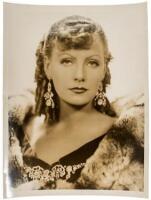 Three vintage silver photographs of Greta Garbo, two by George Hurrell, one by Milton Brown