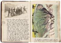 Scrapbook and photo album of a European Tour in 1913, plus WWI ephemera