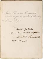 WITHDRAWN - Stonewall Jackson's Way (Signed by T. Roosevelt)