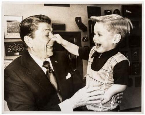 Archive of photographs by Associated Press photographer Walt Zeboski featuring Ronald Reagan, from his tenure as Governor of California through his Presidency of the United States