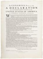 Facsimile of John Dunlap's printing of the Declaration of Independence