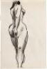 Original sketch book containing approximately ninety drawings of nude women - 7