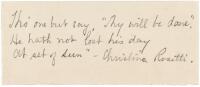 Poems - with two autograph items from her laid in