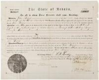 Deed for land in Nevada