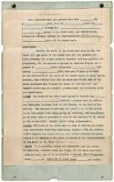 Contract for the French Aviator Louis Paulhan