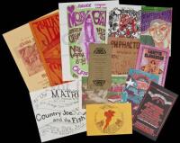 Twelve handbills, flyers, postcards, etc., promoting rock concerts and performances