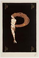 Original serigraph for the letter "P" from his Alphabet Suite