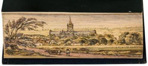 The Poetical Works of John Milton - With fore-edge painting of Salisbury Cathedral