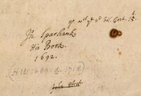 The Works of the Famous and Worthie Minister of Christ in the Universitite of Cambridge, Mr. W. Perkins - From the library of John Eliot, translator of the Bible in Natick (The Indian Bible) and one of the three authors of the Bay Psalm Book
