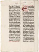 Leaf from the 1462 Fust and Schoeffer Bible