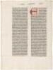 Leaf from the 1462 Fust and Schoeffer Bible