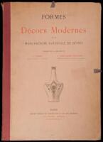 Formes et D&eacute;cors Modernes de la Manufacture Nationale de S&eacute;vres