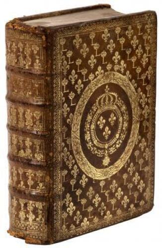 Six volumes with armorial bindings of Louis XV or his wife, Marie Leczinska