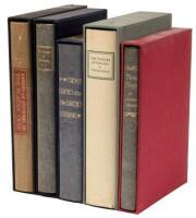 Five volumes published by the Limited Editions Club