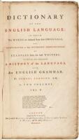 A Dictionary of the English Language: In Which the Words are deduced from their Originals, and Illustrated in their Different Significations by Examples from the best Writers. To Which Are Prefixed, a History of the Language, and an English Grammar