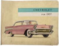 Chevrolet for 1957 - Full color trade catalog