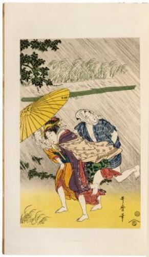 Publication with 20 woodblocks, all but 1 in color by Kitagawa Utamaro