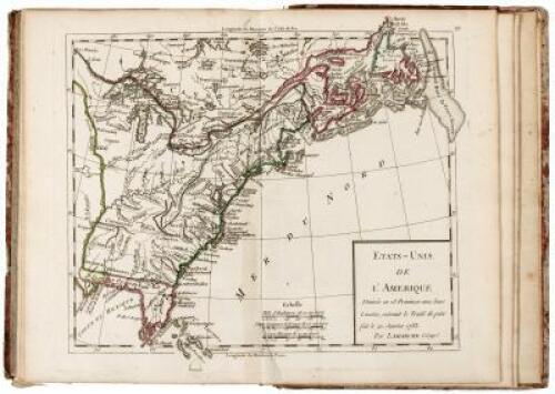 Institutions g&eacute;ographiques, ou Description g&eacute;n&eacute;rale du globe terrestre,... suivi d'un Atlas &eacute;l&eacute;mentaire compos&eacute; de 31 cartes, lequel comprend la carte g&eacute;n&eacute;rale de la France Ancienne & de la Nouvelle... A l'usage du jeune r&eacute;publicain