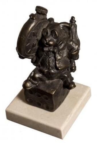 The White Rabbit - sculpture of the character from Lewis Carroll's Alice's Adventures in Wonderland