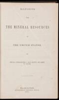 Reports Upon Mineral Resources of the United States