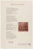 Five letterpress poetry broadsides from Cadmus Editions, signed - 5
