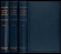 Academy of Pacific Coast History Publications, Volumes I-III