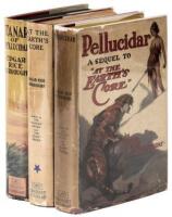 The first three Pellucidar novels in first Grosset & Dunlap editions