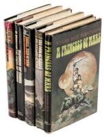 Nine Mars novels by Edgar Rice Burroughs, in five volumes, from Nelson Doubleday Inc.