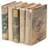 The first five Tarzan novels in Burt reprints with jackets