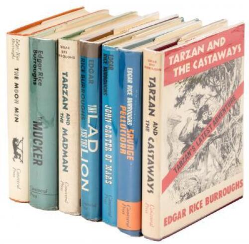 Seven titles by Edgar Rice Burroughs published by Canaveral Press