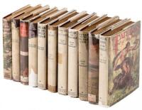 Eleven Tarzan novels by Edgar Rice Burroughs - "Wartime" editions published by Grosset & Dunlap