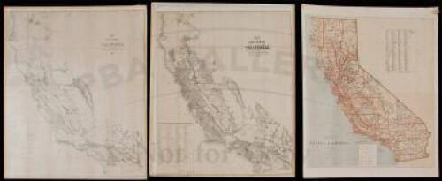 Three maps of California