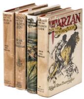 Tarzan and the Golden Lion - four Grosset & Dunlap editions