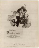 Walt Disney's Version of Pinocchio (cover title)