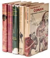 Set of five Gnome Press Conan volumes, in jackets