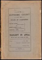 In the Supreme Court of the state of California, Victor Castro, plaintiff and appellant, vs. Edson Adams, et als, defendants and respondents. Clinton C. Tripp, cross complainant, defendant and appellant. Transcript on appeal from the Superior Court of Con