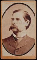 Carte-de-visite photograph of Wyatt Earp