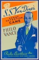 S.S. Van Dine's Philo Vance Detective Game