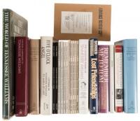 Collection of works by or about Tennessee Williams, including several issues of The Tennessee Williams Literary Journal