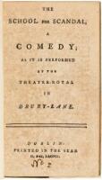 The School For Scandal, A Comedy; As it is Performed at the Theatre-Royal in Drury-Lane